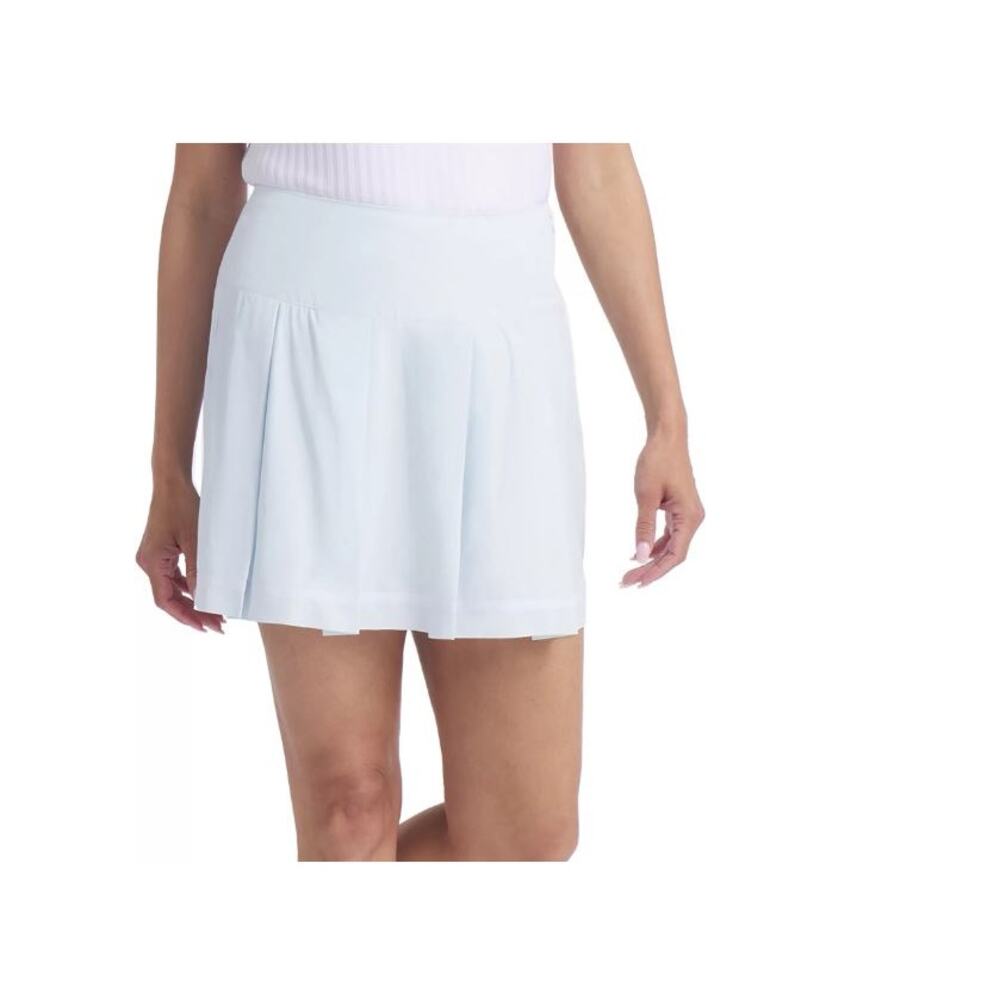 PUMA Striped Pleated Golf Skort Sage Green NWT Size Large15" Length